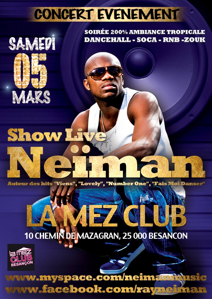 Ray Neiman en concert à La Mez Club à Besançon