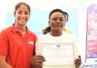 Nabilah Ibrahim, chef de projet dans une ONG au Congo