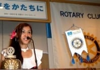 Séverine Vidot, ambassadrice de la Réunion au Japon pour le Rotary