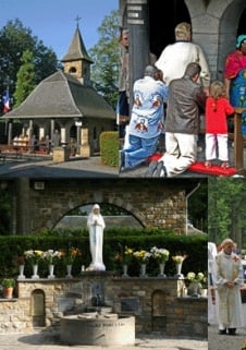 Pèlerinage des Réunionnais d'Ile de France à la Vierge des pauvres en Belgique