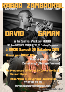 David Saman en concert à Lyon