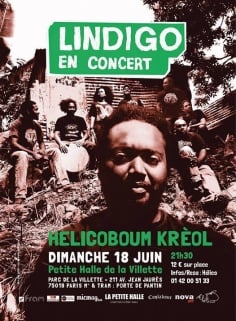 Lindigo en concert : Helicoboum kréol à La Villette
