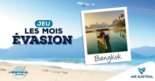 2 billets AR Réunion-Thaïlande !