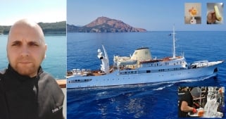 Steven Poirier, chef pâtissier sur des yachts de luxe