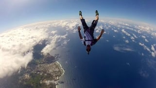 Kévin Técher, champion du monde de parachutisme