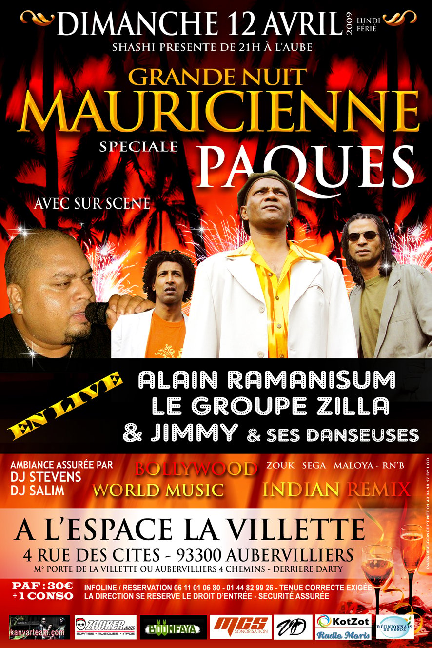 Alain RAMANISUM et ZIL LA en concert à Aubervilliers