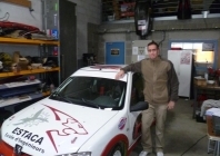 Stéphane Folio, étudiant à l'ESTACA et passionné de rallye automobile