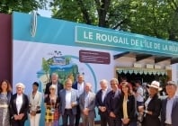 Inauguration du stand de la Réunion à Roland Garros