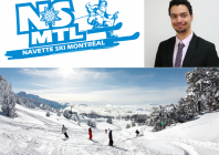 Kevin Crozet, créateur de l'entreprise Navette Ski Montréal