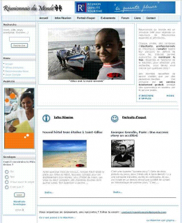 Création du site de la diaspora réunionnaise - Dossier de presse 2005