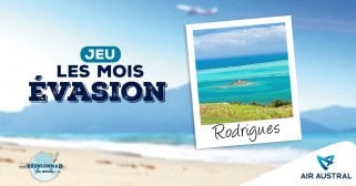 2 billets AR Réunion - Rodrigues !