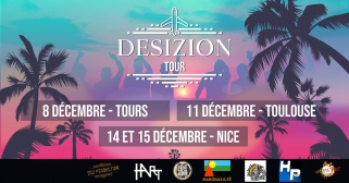 Le Groupe Désizion en concert à Toulouse et à Nice
