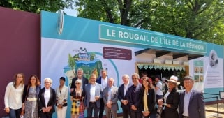 Inauguration du stand de la Réunion à Roland Garros
