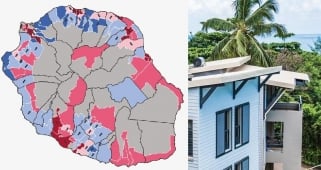Les quartiers les plus aisés et défavorisés de la Réunion