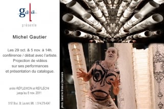 Performance de Michel Gautier : entre Réflexion et Réfléchi 