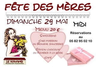 Menu réunionnais de Fête des mères au restaurant Le Kayamb à Rodez (12)