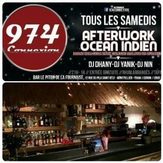 Afterwork 974 à Montpellier au bar Le Piton de la Fournaise