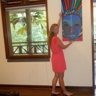 Marie Welsch, chargée de développement culturel à l'Alliance française des Seychelles