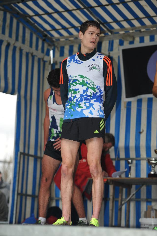 Florent Rouaud, champion de France junior du 3000m steeple