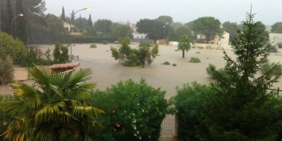 inondations Montpellier - septembre 2014